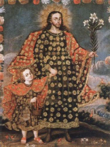 Dirck van  Delen st.joseph and the christ child oil painting picture